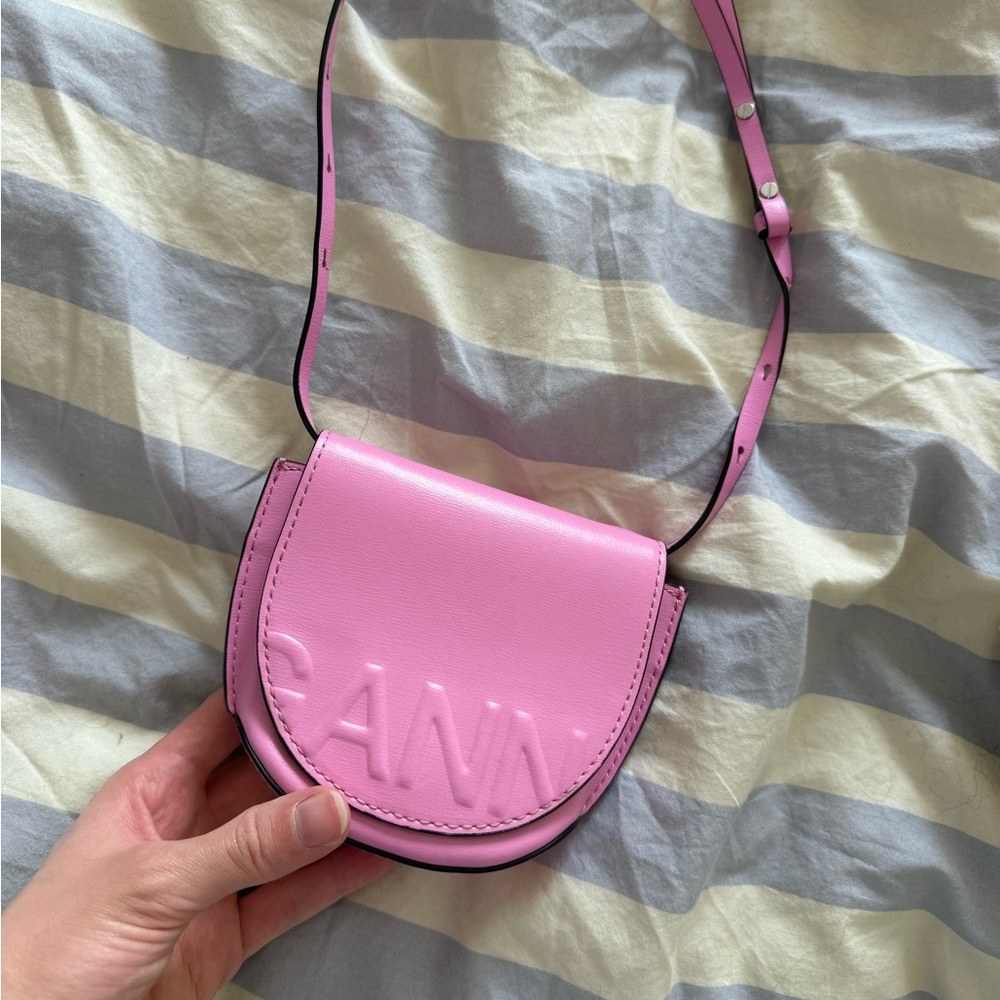 GANNI Pink Nano Crossbody
